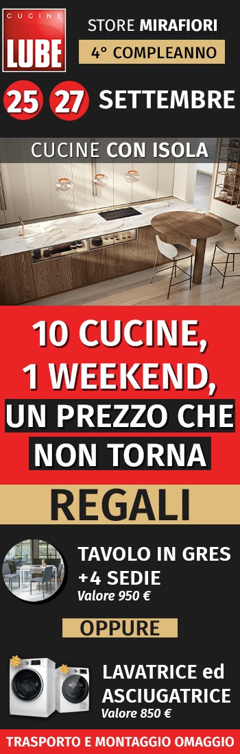 Promo 4° compleanno: cucine con isola